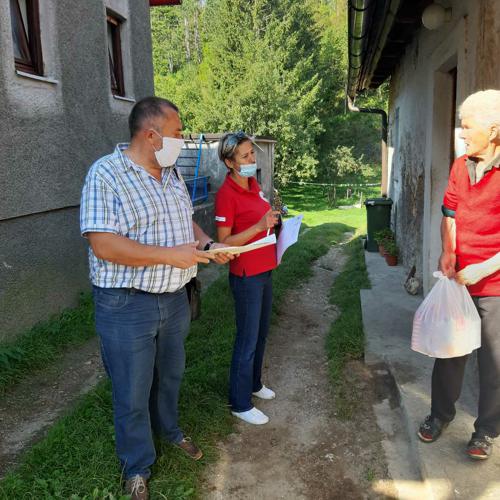 Gradsko društvo Crvenog križa obišlo mještane Općine Fužine